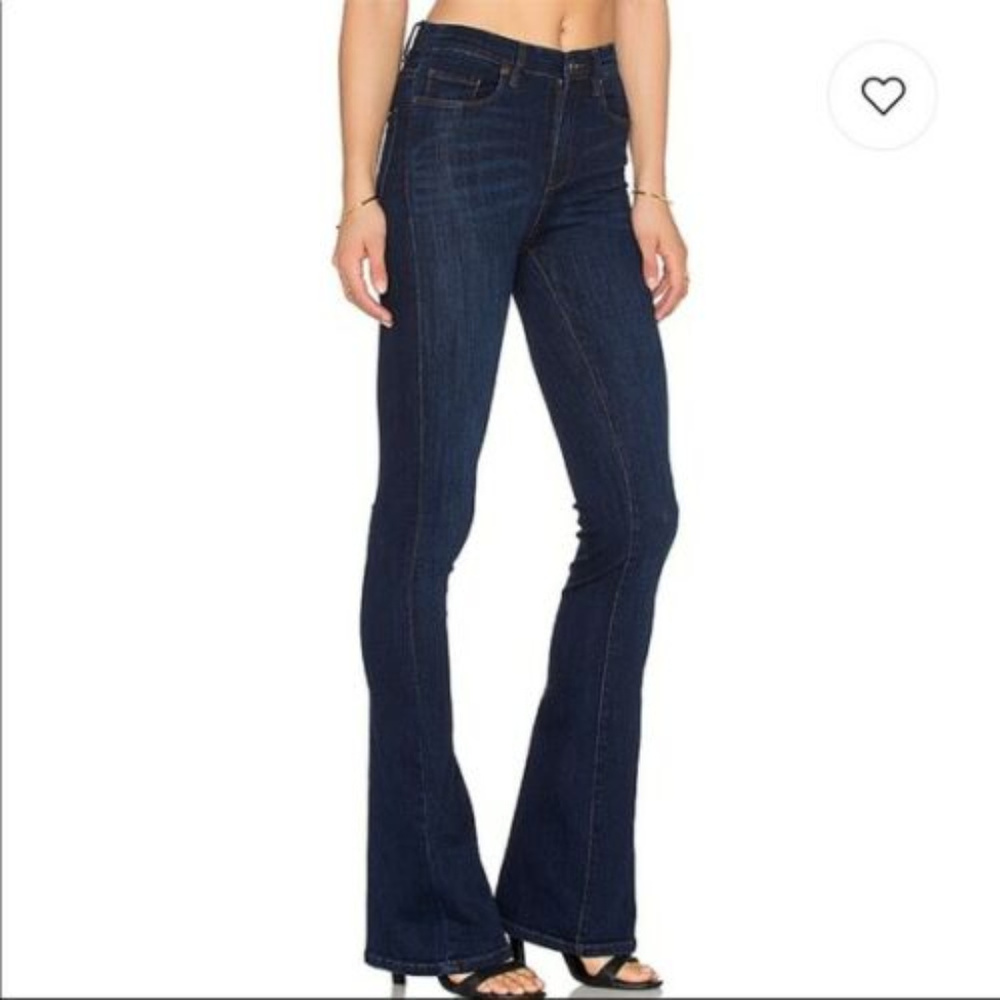 Blank NYC Jeans Dark Wash Flare Bell Bottom Sz 27